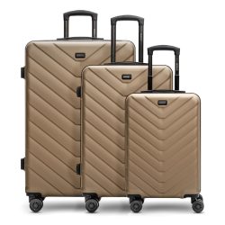 Redolz Essentials 07 3-SET 4 Rollen Kofferset 3-teilig Koffer & Trolleys 1 ct Nude Herren