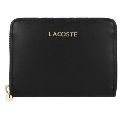 Lacoste LG Damengeldbörse Portemonnaies 1 ct Schwarz