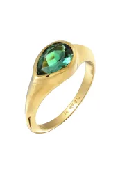 Elli PREMIUM Siegelring Quartz 925 Silber Ringe 1 ct Damen