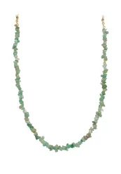 Elli PREMIUM Brillenkette Aventurin Beads 925 Silber Ketten 1 ct Damen