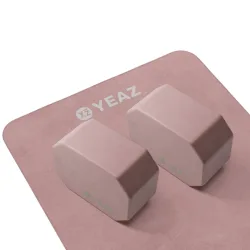 YEAZ - NEXT LEVEL Set aus Yogablöcke und Handtuch - velvet glow, One Size, Pink