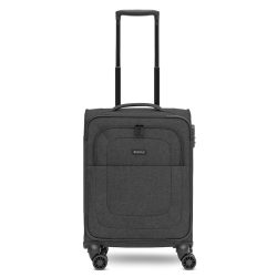 Redolz Essentials 12 CABIN 4 Rollen Kabinentrolley 55 cm Reisetaschen 1 ct Schwarz Herren