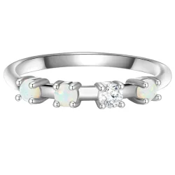 Glanzstücke München Ring Sterling Silber Zirkonia in Silber Ringe 1 ct Damen