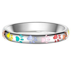 Rafaela Donata Ring Pfoten aus Sterling Silber in Silber Ringe 1 ct Damen