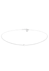 Elli - Halskette Choker Herz, 38cm, Silber