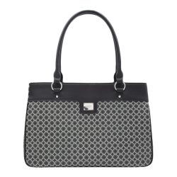 L.CREDI Pia Schultertasche 37 cm Handtaschen 1 ct Schwarz Damen