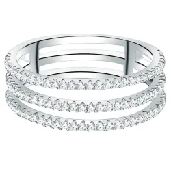 Trilani Ring aus Sterling Silber in silber mit Zirkonia Ringe 1 ct Damen