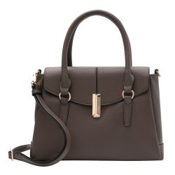 L.CREDI Perdita Henkeltasche Handtaschen 1 ct Grau Damen