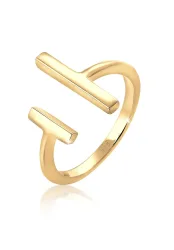 Elli Geo Stab Minimal Trend Blogger 925 Sterling Silber Ringe 1 ct Damen