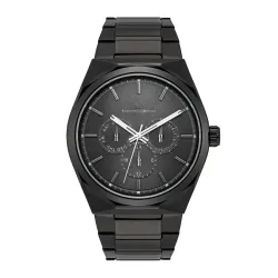 Rhodenwald & Söhne Armband-Uhr Cooledge aus Edelstahl in schwarz Uhren 1 ct Herren
