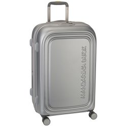 Mandarina Duck Logoduck + 4 Rollen Trolley M 69 cm Koffer & Trolleys 1 ct Silber