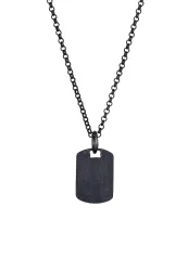 KUZZOI Marke Military Platte Brushed 925 Silber Ketten 1 ct Herren