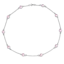 Ailoria LAVANDE Halskette Pink Quarz Ketten 1 ct Damen
