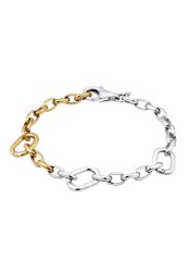 Elli Bicolor Weiß 925 Sterling Silber, mit Kristallen von Swarovski® Armbänder & Armreife 1 ct Damen