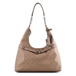 Guess Ella Schultertasche Handtaschen 1 ct Hellbraun Damen