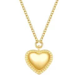 Glanzstücke München - Halskette Herz, 40cm, Gold