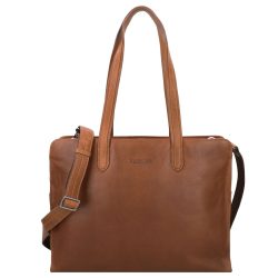 Plevier Power Aktentasche Leder 41.5 cm Laptopfach Laptoptaschen 1 ct Braun Damen