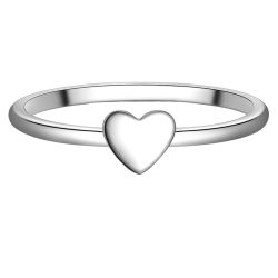 Trilani Ring Herz aus Sterling Silber in silber Ringe 1 ct Damen