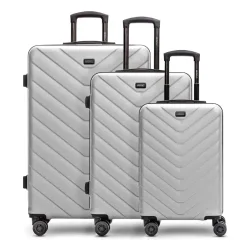 Redolz Essentials 07 3-SET 4 Rollen Kofferset 3-teilig Koffer & Trolleys 1 ct Schwarz Herren