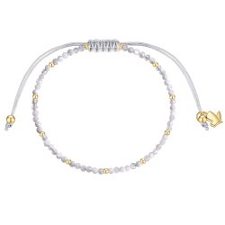 Glanzstücke München Armband aus Edelstahl in Gelbgold mit Mondstein Armbänder & Armreife 1 ct Damen