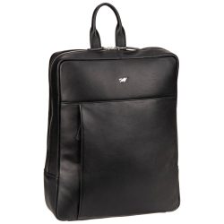 Braun Büffel Golf 3.0 Business-Rucksack Leder 37 cm Laptopfach Rucksäcke 1 ct Schwarz