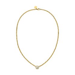 Purelei Flourish Kette 100% Edelstahl Ketten 1 ct Hellbraun Damen