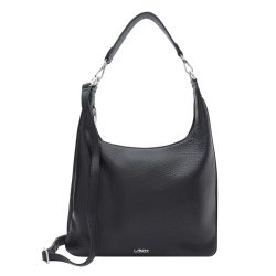 L.CREDI Parmida Schultertasche 33 cm Handtaschen 1 ct Schwarz Damen
