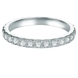Trilani Ring aus Sterling Silber in silber mit Zirkonia Ringe 1 ct Damen