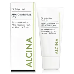 Alcina Aha-Gesichtsfluid 10% Reinigungscreme 50 ml Damen