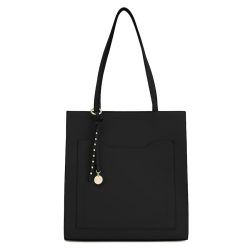 Seidenfelt Senja Schultertasche 32 cm Handtaschen 1 ct Schwarz Damen