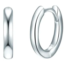 Rafaela Donata Creolen Sterling Silber in Gelbgold Ohrringe 1 ct Damen