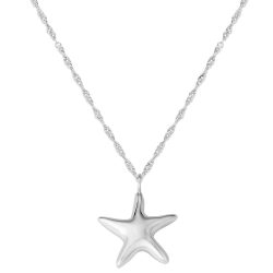 Glanzstücke München Halskette Seestern aus Sterling Silber in silber Ketten 1 ct Damen