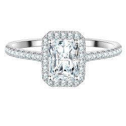 Trilani Ring aus Sterling Silber in silber mit Zirkonia Ringe 1 ct Damen