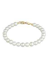 Elli Muschelkernperlen 925 Sterling Silber Armbänder & Armreife 1 ct Damen