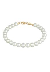 Elli Muschelkernperlen 925 Sterling Silber Armbänder & Armreife 1 ct Damen
