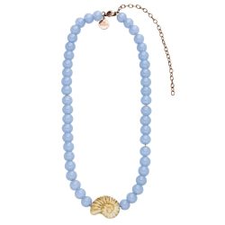 Purelei Blue Lagoon Kette 100% Edelstahl Ketten 1 ct Hellbraun