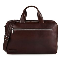 Plevier Jimmy Aktentasche Leder 31 cm Laptopfach Laptoptaschen 1 ct Braun Damen