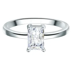 Trilani Ring Sterling Silber Zirkonia in Silber Ringe 1 ct Damen