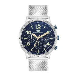 Rhodenwald & Söhne Armband-Uhr Flight Captain aus Edelstahl in silber Uhren 1 ct Herren