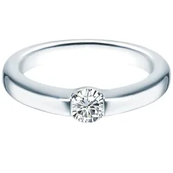 Trilani Ring Sterling Silber Zirkonia in Silber Ringe 1 ct Damen