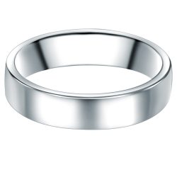 Männerglanz Ring aus Sterling Silber in Silber Ringe 1 ct Herren