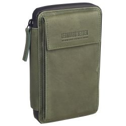 Leonhard Heyden Den Haag Handytasche Leder 11 cm Portemonnaies 1 ct Grün
