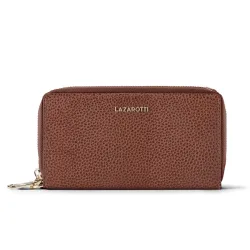 Lazarotti Bologna Leather Damengeldbörse Portemonnaies 1 ct Braun