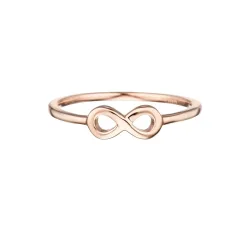 Glanzstücke München Ring Infinity Sterling Silber in Roségold Ringe 1 ct Damen