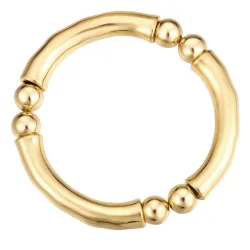 Yokoamii Armband aus Metall-Legierung in gelbgold Armbänder & Armreife 1 ct Damen