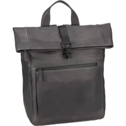 Leonhard Heyden Den Haag Rucksack Leder 40 cm Laptopfach Reisetaschen 1 ct Grau Herren