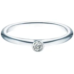 Trilani Ring Sterling Silber Zirkonia in Silber Ringe 1 ct Damen