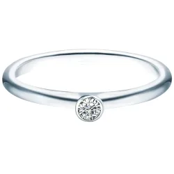 Trilani Ring Sterling Silber Zirkonia in Silber Ringe 1 ct Damen