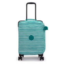 Kipling Basic Prt Spontaneous 4 Rollen Kabinentrolley S 53 cm Reisetaschen 1 ct Petrol Herren