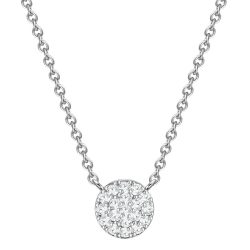 Glanzstücke München Halskette Sterling Silber Zirkonia in Gelbgold Ketten 1 ct Damen